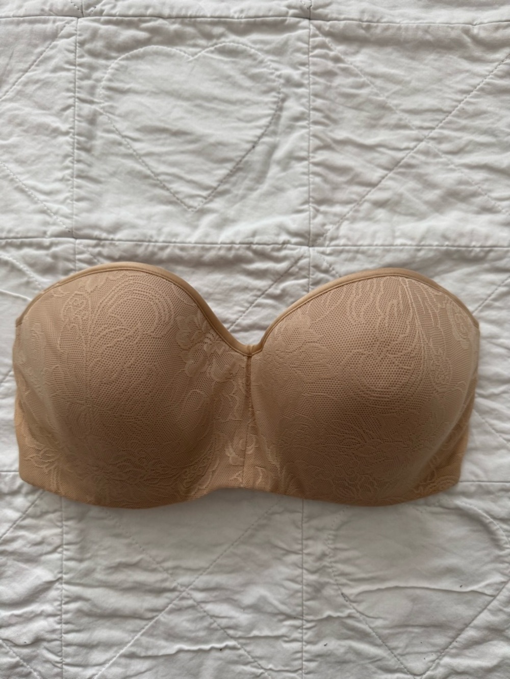 Natori Private Luxuries Strapless Bra | Nude | Smooth Support in lace-36B